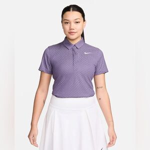 Nike Golf Polo DriFit ADV  Tour Jacquard Purple